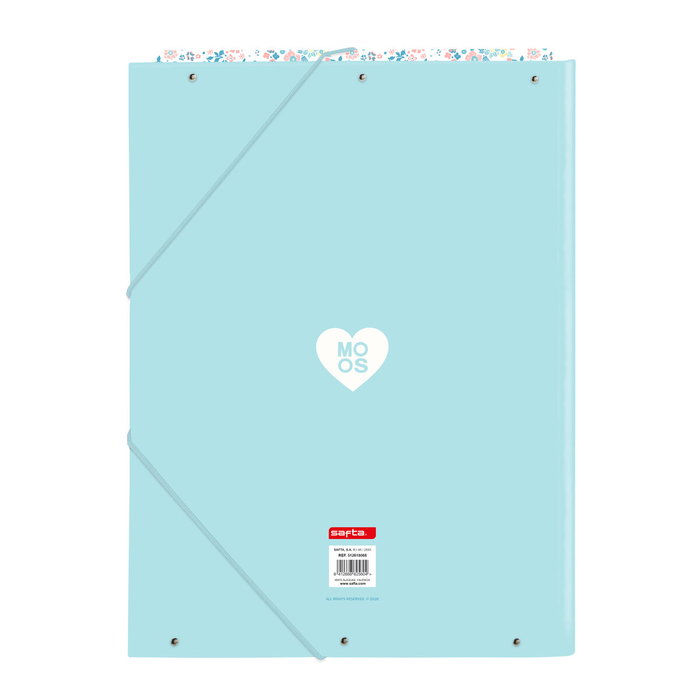 Reliure à anneaux Moos Fiori Multicouleur A4 26 x 33.5 x 2.5 cm