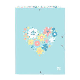 Reliure à anneaux Moos Fiori Multicouleur A4 26 x 33.5 x 2.5 cm