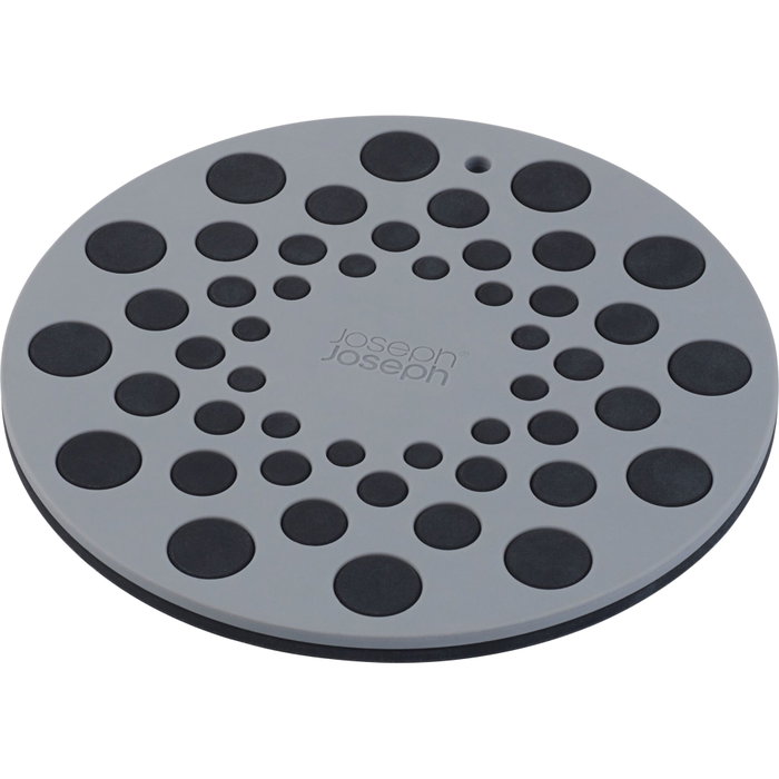 Joseph Joseph Spot-On Lot de 2 dessous de plat en silicone gris Joseph Joseph Spot-On Lot de 2 dessous de plat en silicone gris