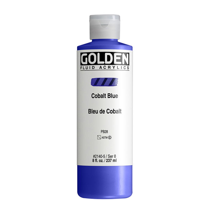 Golden Peinture Acrylique Fluide Bleu Cobalt 237 ml Golden Peinture Acrylique Fluide Bleu Cobalt 237 ml