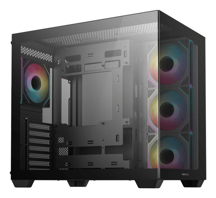 Deepcool CG530 Boîtier PC Gaming Midi Tower ATX RGB Verre Trempé Noir Deepcool CG530 Boîtier PC Gaming Midi Tower ATX RGB Verre Trempé Noir
