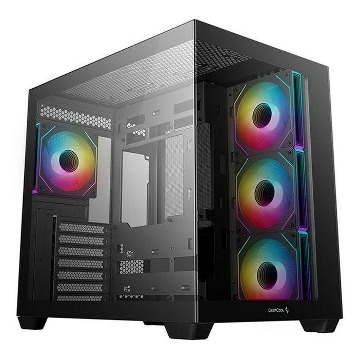 Deepcool CG530 Boîtier Gaming Midi Tower Noir avec Verre Trempé et ARGB Deepcool CG530 Boîtier Gaming Midi Tower Noir avec Verre Trempé et ARGB