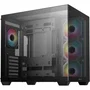 Deepcool R-CG530-BKADA4-G-1 - Boîtier PC Mini Tour Noir - Compatible ATX, Micro-ATX, Mini-ITX - 4 Ventilateurs ARGB Prémontés - Façade Mesh - Panneau Latéral en Verre Trempé