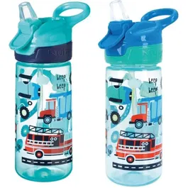 Nuby - Super Quench - Lot de 2 gourdes isothermes anti-fuite 540 ml - Bleu - Gourde enfant avec bec SoftFlex