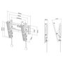 Support de TV Neomounts NM-W125BLACK 10" 40" 20 kg
