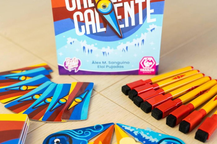 Tranjis games sl Caliente Caliente Jeu de société déduction et pistes pour groupe
