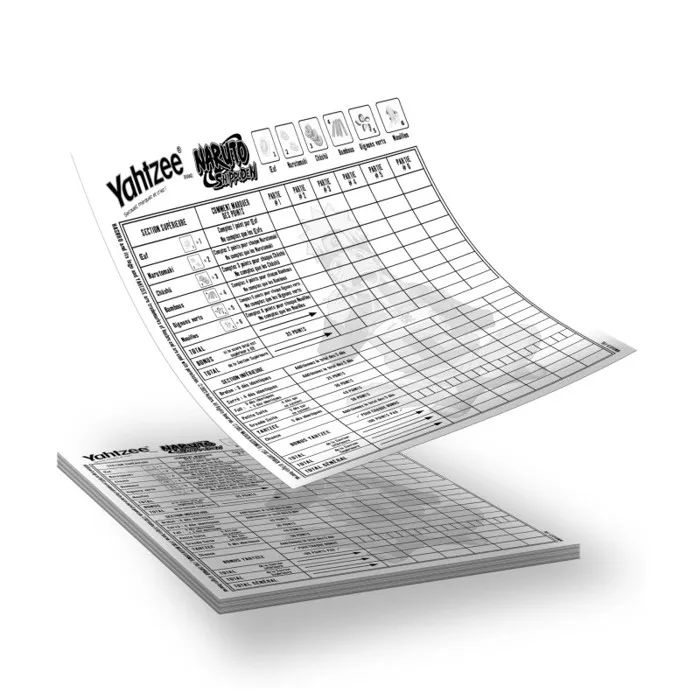 Winning Moves - Jeu d'ambiance Yahtzee Naruto Shippuden - Version française