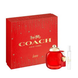 Coach Love Eau de Parfum pour Femme - Coffret Cadeau avec Flacon de 50 ml + Flacon Voyage de 7.5 ml - Parfum Féminin