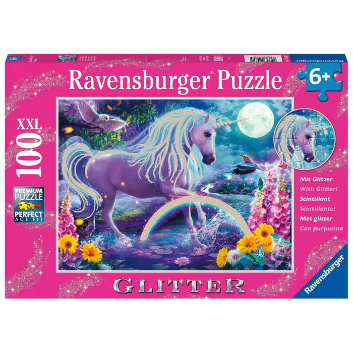 Ravensburger Puzzle enfant 100 pieces XXL - Licorne scintillante
