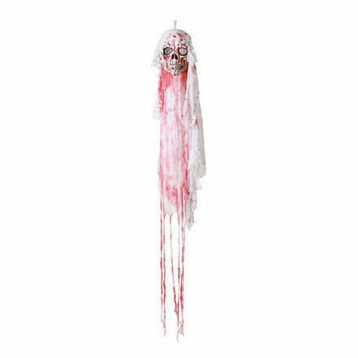 BigBuy Home Squelette Suspendu Multicolore Taché de Sang avec Gaze Blanche