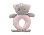 Hochet Chat 16 cm Rose