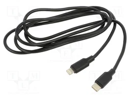 GEMBIRD Câble Cablexpert USB 2.0 Apple Lightning vers USB C Noir 1m