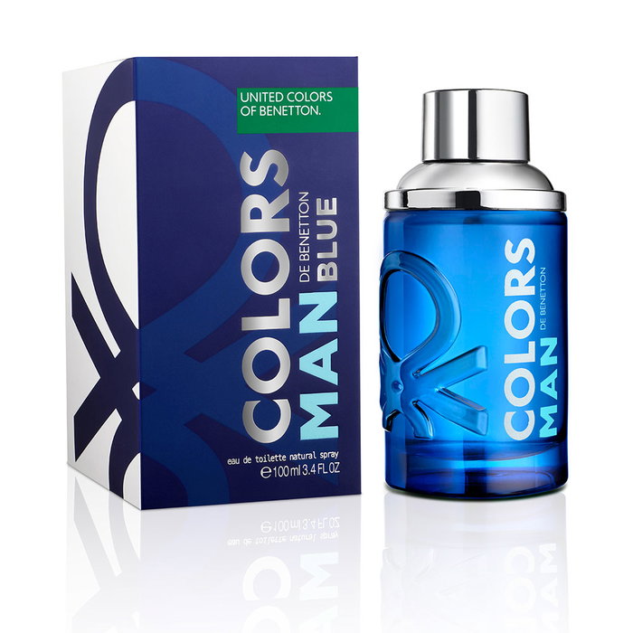 Benetton COLORS BLUE MAN Eau de Toilette pour Homme Vapo 100 ml