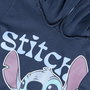 Sweat-shirt à capuche fille Stitch Bleu foncé