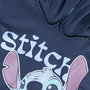 Sweat-shirt à capuche fille Stitch Bleu foncé