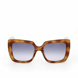 Guess GU7889 53W Lunettes de soleil pour femme havane blond et verres bleus