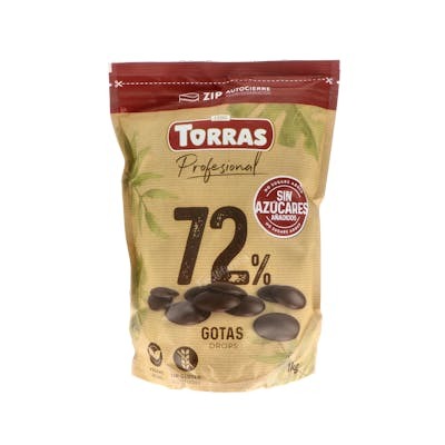Torras Gota 72% Cacao 1Kg Torras Gota 72% Cacao 1Kg
