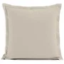 Lovely Home Lot de 2 taies d'oreiller 63 x 63 cm - Beige clair