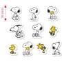 Safta Set de 10 Gommes Snoopy 25x30cm
