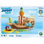 Playmobil Junior Peter Pan et son bateau pirate Disney, 12 pièces
