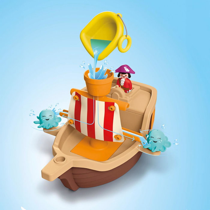 Playmobil Junior Peter Pan et son bateau pirate Disney, 12 pièces