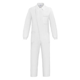 DUVER Pantalon de travail multibolsillos renforcé PRGM-33, Blanc, Taille 60