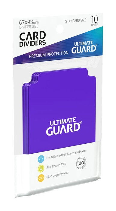 Ultimate Guard Card Dividers Standard Size (10) - Purple Ultimate Guard Card Dividers Standard Size (10) - Purple