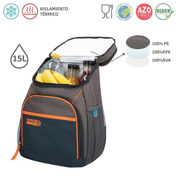 Color Baby Nevera termica mochila igloo 15 litres 26x20x39 cm - Glacière isotherme à dos 15L