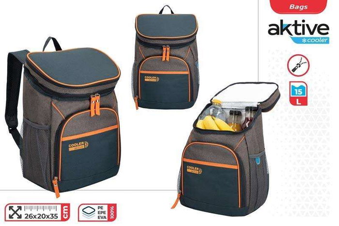 Color Baby Nevera termica mochila igloo 15 litres 26x20x39 cm - Glacière isotherme à dos 15L