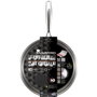 Masterpro Poêle Hi-Tech 3 en acier inoxydable 28 cm