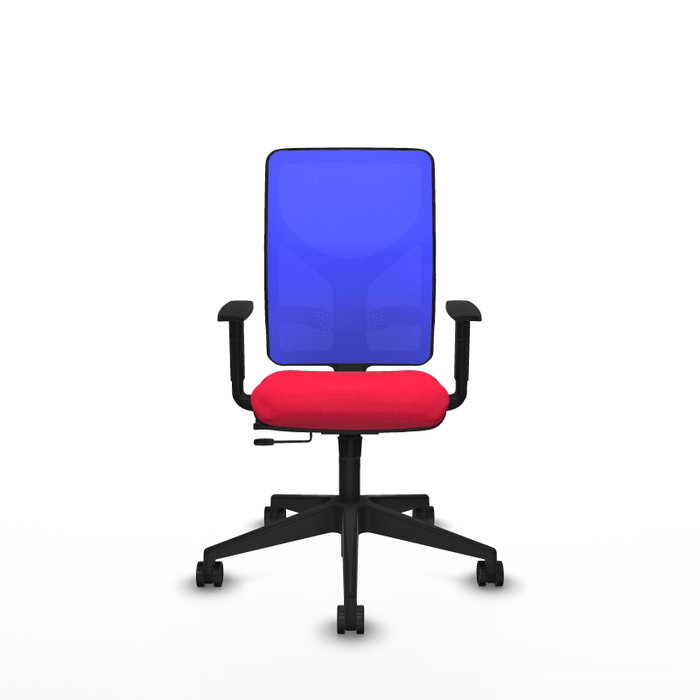 PIQUERAS Y CRESPO Chaise Motilla Synchrone/Traslack Rouge et Bleu