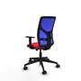 PIQUERAS Y CRESPO Chaise Motilla Synchrone/Traslack Rouge et Bleu