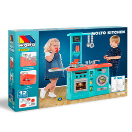 Molto Cuisine avec plancha bleue et 12 accessoires