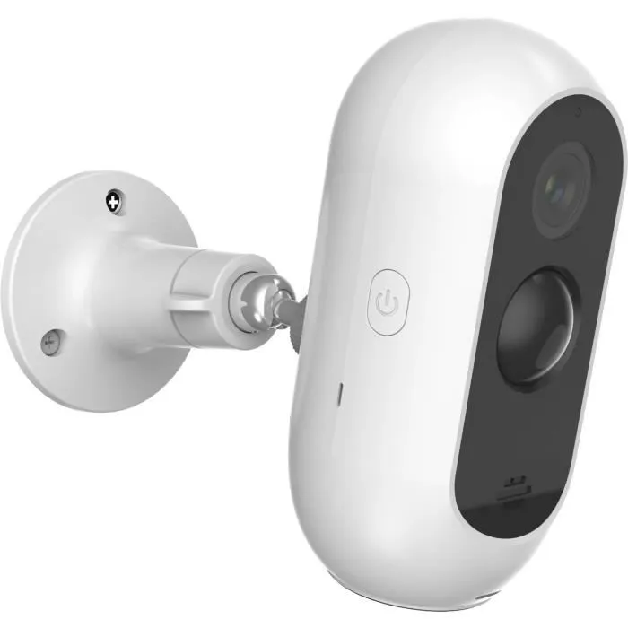 Link2HOME Caméra Extérieure Solaire WiFi HD 1080P, Vision Nocturne, Détection de Mouvement, Angle 110°, IP65, 16 Go Incluse, Compatible Tuya