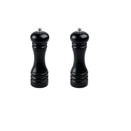 Fackelmann Profesional Ensemble de 2 Moulins à poivre manuel - 18 cm - Noir