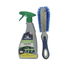 Michelin Kit de Nettoyage pour Roues et Jantes - Élimine les Saletés Tenaces, Redonne de l'Éclat