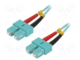 LOGILINK Patch cord fibre optique OM3 SC/UPC 2m Turquoise