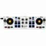 Hercules DJControl Mix - Contrôleur DJ Bluetooth 2 voies Blanc
