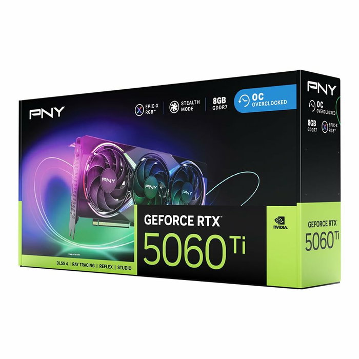 PNY GeForce RTX 5060 Ti 8 Go GDDR7 3x Fan ARGB