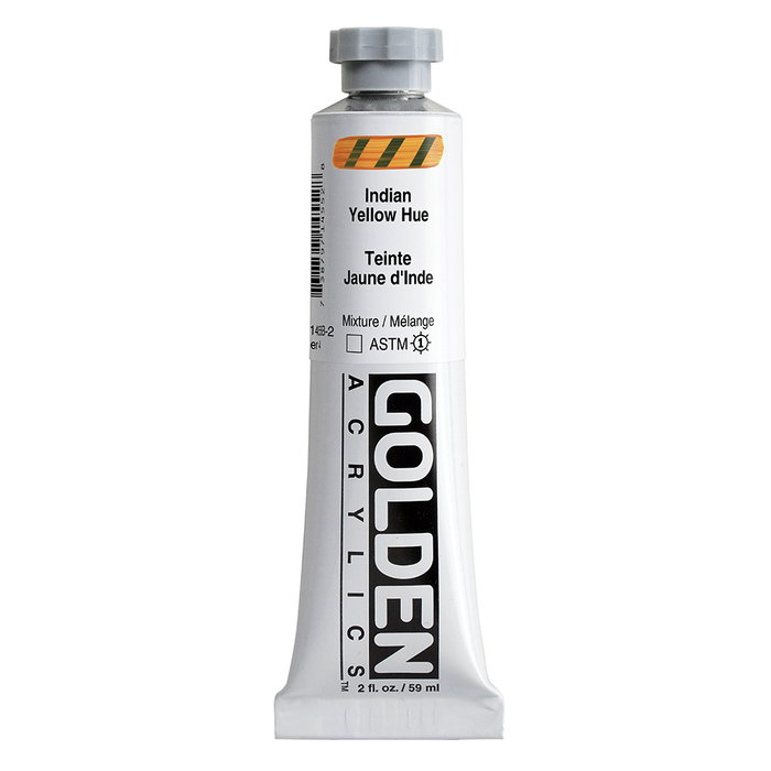 Golden Peinture Acrylique Heavy Body Jaune Indien 59 ml Golden Peinture Acrylique Heavy Body Jaune Indien 59 ml