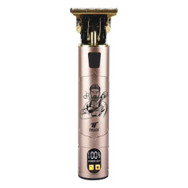 Thulos TH-CP114 Tondeuse à Cheveux Vintage, Lame Acier Carbone, Rechargeable, USB Type-C