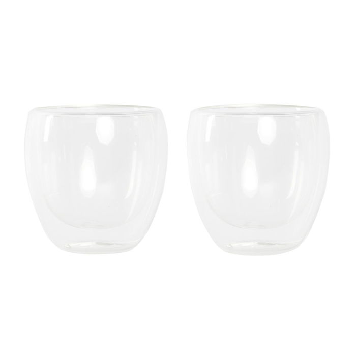 Set de Verres DKD Home Decor Transparent Verre Verre Borosilicaté 250 ml