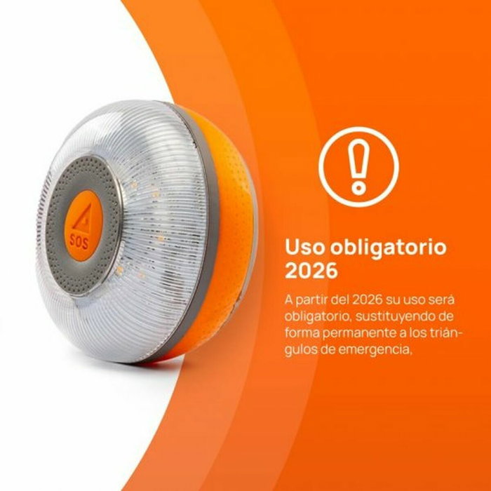 Balise d'urgence V16 connectée DGT 3.0 Flash Led SOS