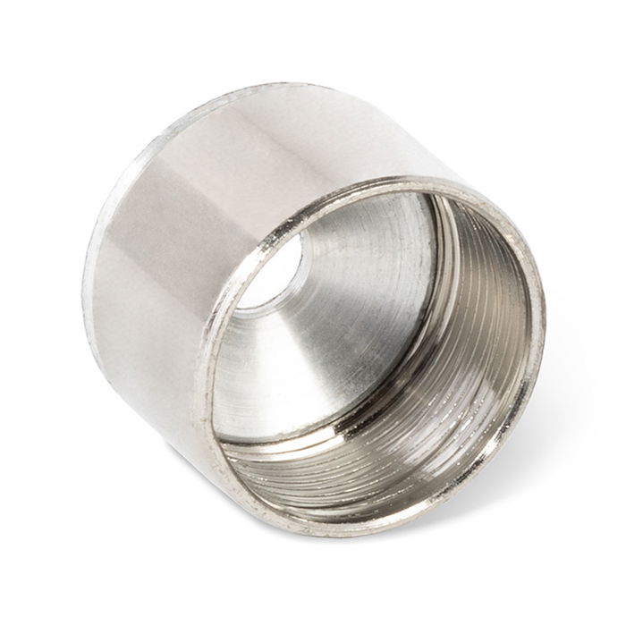 HERRAJES ALK Support pour Tube Ovale de Garde-Robe Ø 12 mm, pour Armoire, Accessoire de Meuble Robuste et Durable