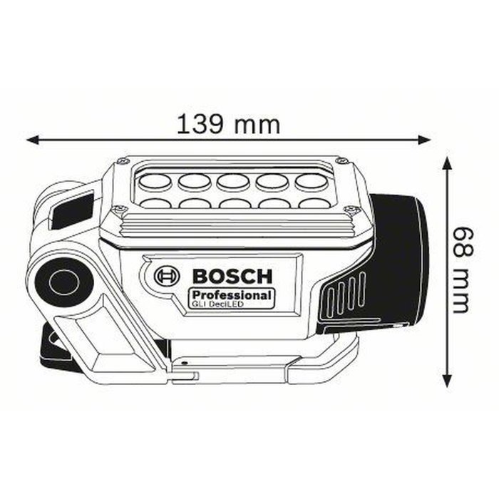 Bosch Professional GLI 12V-330 - Lampe de travail LED 330 lumens - Bleu Bosch Professional GLI 12V-330 - Lampe de travail LED 330 lumens - Bleu