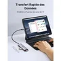 UGREEN Adaptateur USB-C Multifonction Gris Hub Connectique pour Clé USB SD Écran Chargeur
