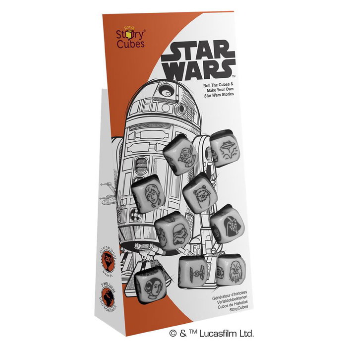 Asmodee Story Cubes Star Wars - Jeu de Dés Multilingue (8+) Asmodee Story Cubes Star Wars - Jeu de Dés Multilingue (8+)