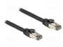 DELOCK Câble Ethernet Patch Cord Cat 6a U/FTP 5m Noir