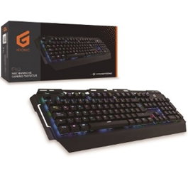Conceptronic Kronic01Es Clavier Gaming Mécanique RGB 105 Touches avec 8 Touches Programmables et Rétroéclairage LED