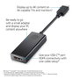 HP Adaptateur USB-C vers HDMI 2.0 Noir
